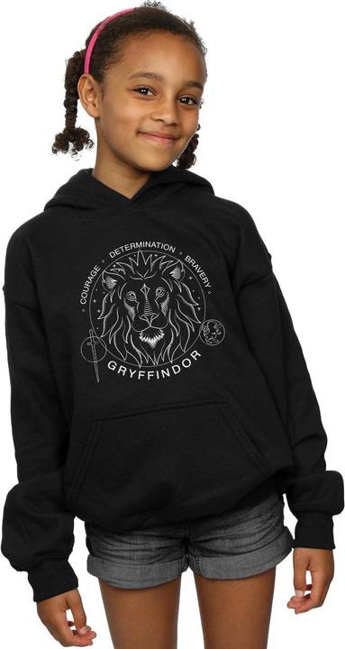Immagine prodotto Gryffindor Seal Felpa con Cappuccio Ragazze (152, 158)