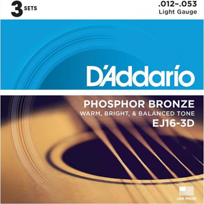 Produktbild D'Addario Ej16-3d (6 x, Gitarre, 0.05")