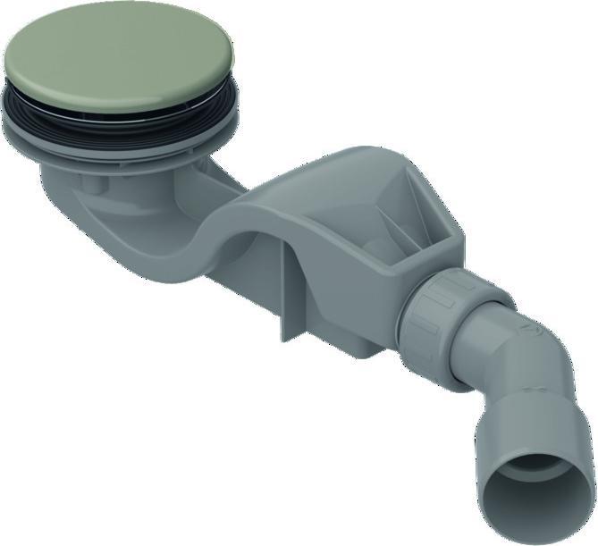 Actual product image Bette Solid 50 drain set, lateral 0.6 l/s (Drainage set)