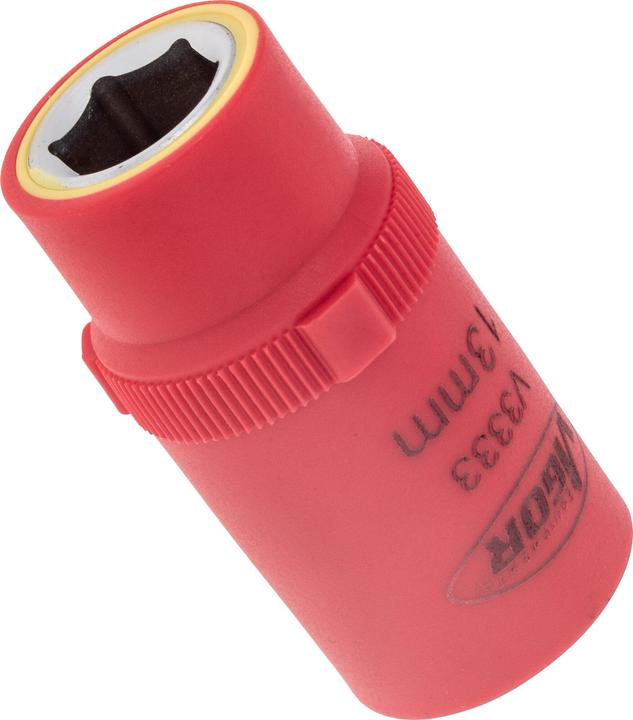 Actual product image Vigor VDE SOCKET SPANNER INSERT, 1/2" SW 13 (13 mm)