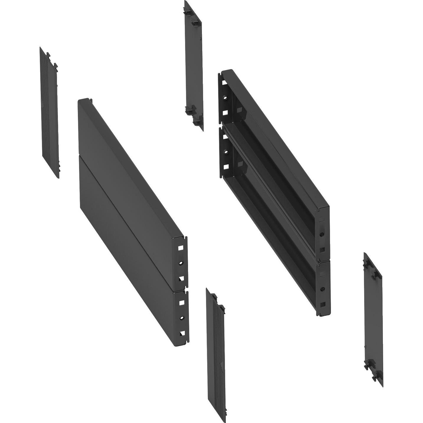 Schneider Electric NSYSPS3200SD Seitenwand B x H 300 mm 200 Grau 1 St., Serverschrank Zubehör, Grau