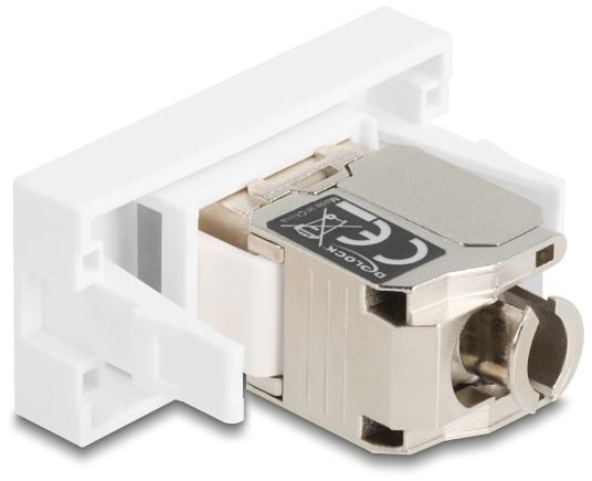 Immagine prodotto Delock Easy 45 Modul RJ45 Buchse zu LSA Cat.6A mit LED (Adattatore antenna)
