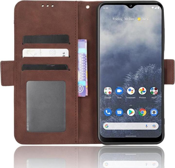 Produktbild Cover-Discount Nokia G60 - Etui mit vielen Kartenfächer braun (Nokia G60)