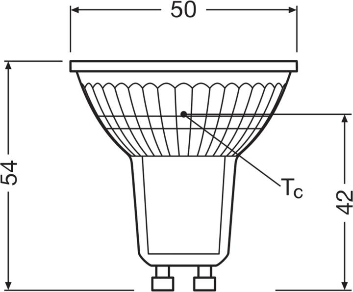 Produktbild Osram GU10 Reflektor - Par16 (GU10, 2.60 W, 230 lm, 1 x, F)