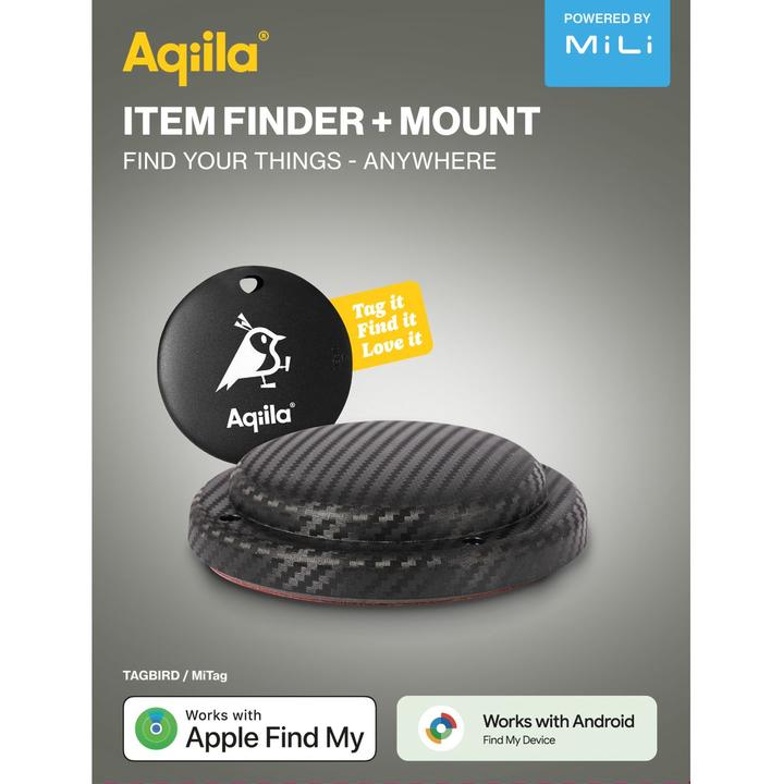 Immagine prodotto Aqiila - Tagbird - Item Finder + Mount (1-pack) (Android, iOS)