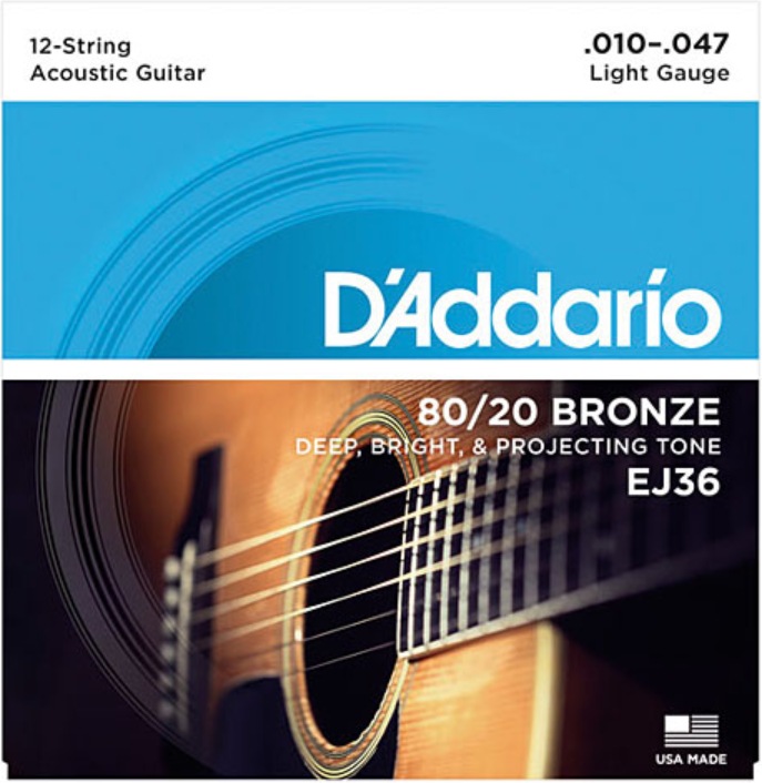 Actual product image D'Addario Ej36 (12 x, Guitar, 0.05")