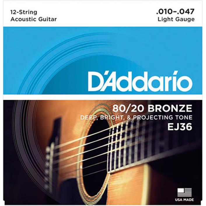 D'Addario Ej36 (12 x, Gitarre, 0.05"), Saiten
