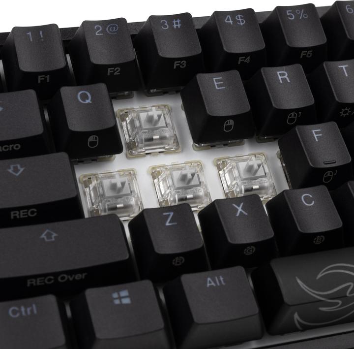 Produktbild Ducky One 2 Mini Gaming Tastatur, MX-Speed Silver, RGB-LED, schwarz (US) (US, Kabelgebunden)