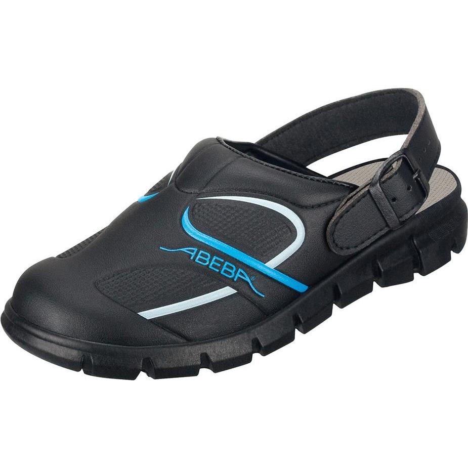 Abeba, Sicherheitsschuhe, Berufsschuh Dynamic Clog schwarz/blau Gr 41 (41)