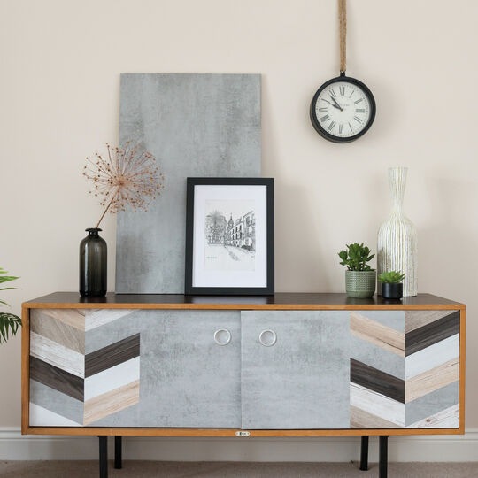 Actual product image D-C-Fix Decors Concrete 90 x 210cm (90 x 210 cm)