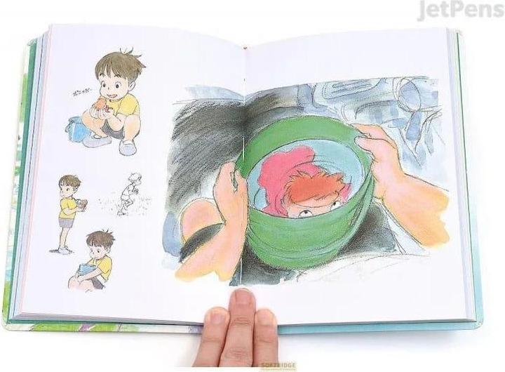 Produktbild Abrams & Chronicle Ponyo - Das grosse Abenteuer am Meer Skizzenbuch Ponyo & Sosuke Flexi (Weicher Einband)