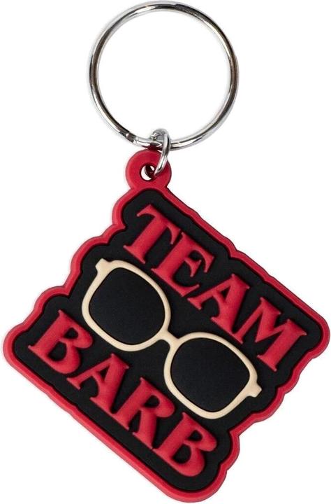 Actual product image Universal Textiles Team Barb rubber keyring