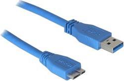 Produktbild Delock Câble USB 3.0 A Mâle / Micro B Mâle 2m (2 m, USB 2.0)