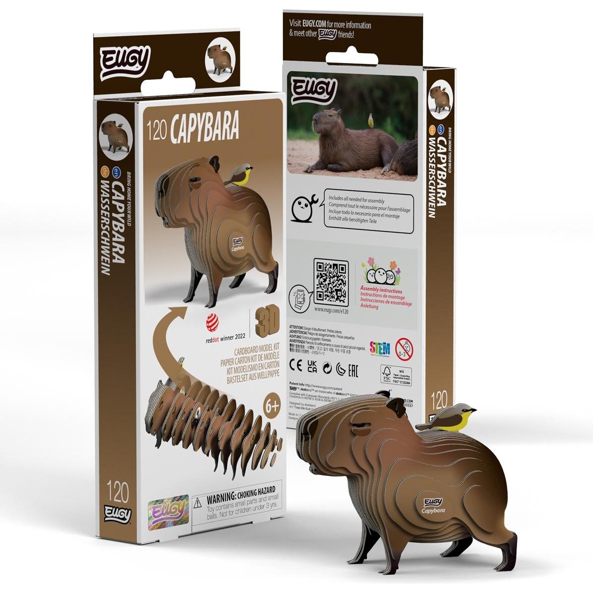 Eugy Capybara-Nagetier. Öko-3D-Puzzle (58214190)