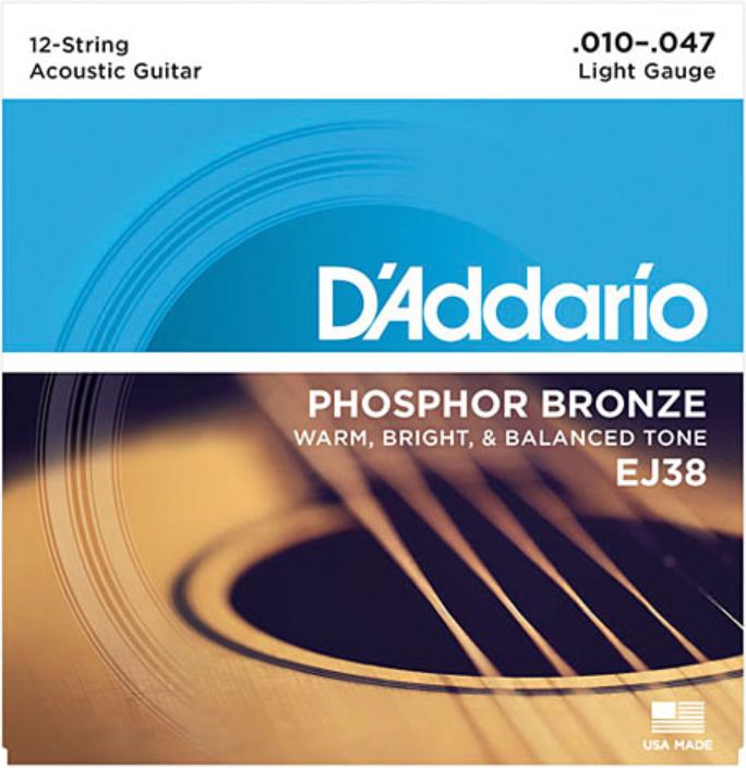 Actual product image D'Addario Ej38 (12x, Guitar, 0.05")