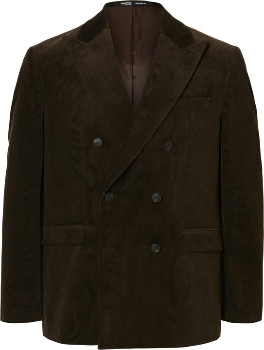 Produktbild Selected Homme Regular Fit Cord Zweireihiger Blazer (48)