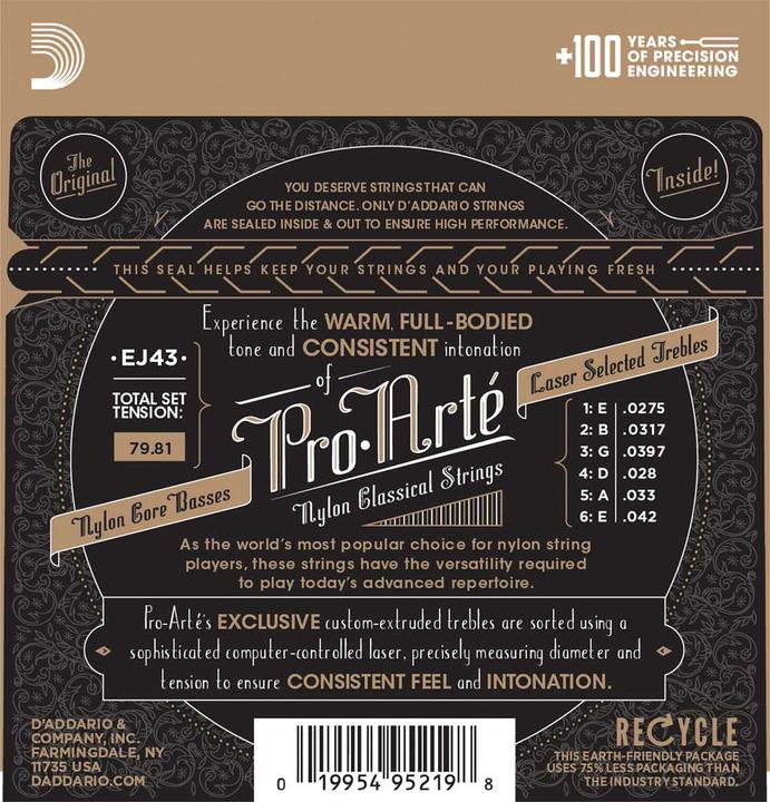 Produktbild D'Addario Ej43 (6 x, Gitarre, 0.04")