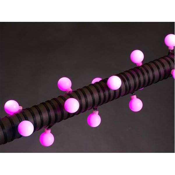 Thumbnail - Velleman, Lichterkette, Cursa LED - 8 m - 16 RGB-LEDs - schwarzes Kabel - 12 V (8 m)