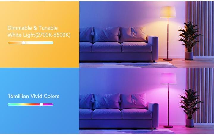 Image du produit Govee Smart Light Bulb (E27, 9 W, 1200 lm, 1 x, F)