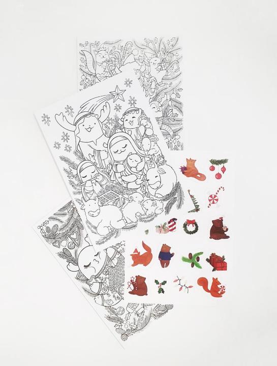 Produktbild Petite Dominance Weihnachts-Malkarten + Aufkleber