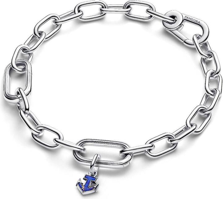 Actual product image Pandora Blue Anchor Mini Dangle Charm (Silver 925)