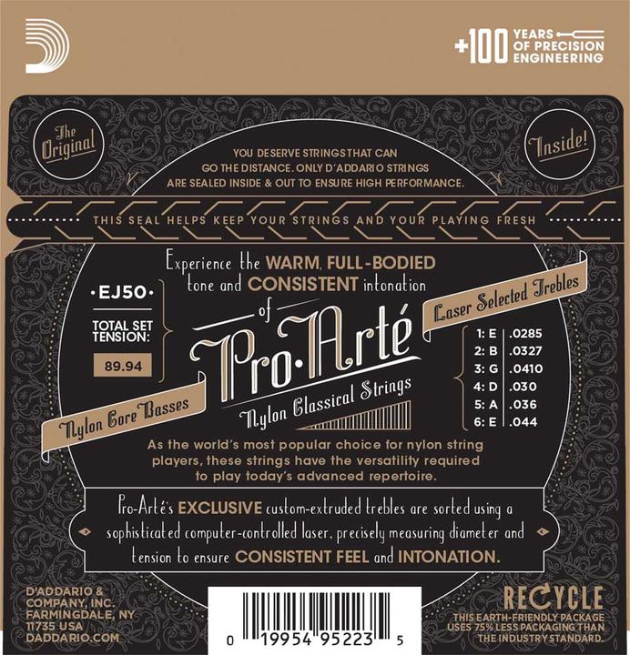 Actual product image D'Addario Ej50 (6 x, Guitar, 0.04")