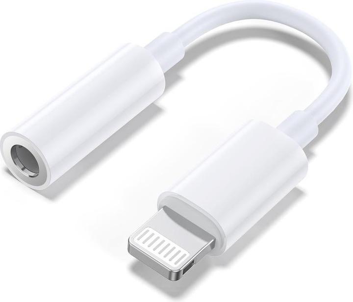 SIGN Adapter Lightning to 3,5 mm - White (Lightning, 3.5mm Klinke)