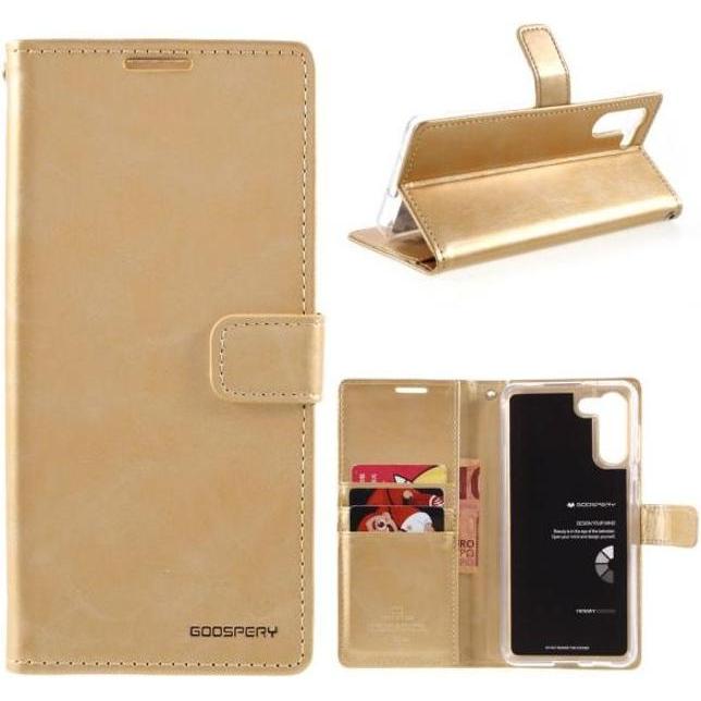 Goospery Bluemoon Diary Series (Samsung Galaxy S21+), Smartphone Hülle, Gold