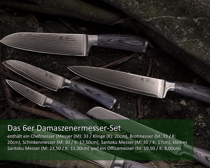 Produktbild Wakoli Edis Damastmesser-Set (20 cm)