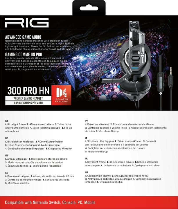 Produktbild Nacon Gaming RIG 300 PRO HN (Kabelgebunden)