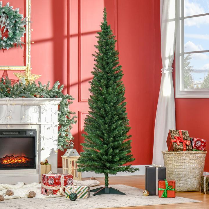 Produktbild Homcom Weihnachtsbaum mit Kunststoffständer (180 cm)