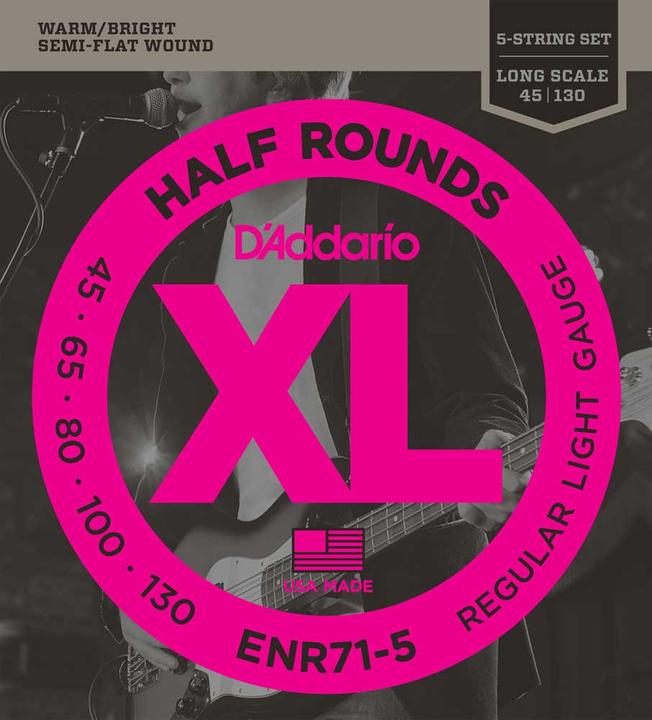 Produktbild D'Addario Enr71-5 (5x, E-Bass, 0.13")