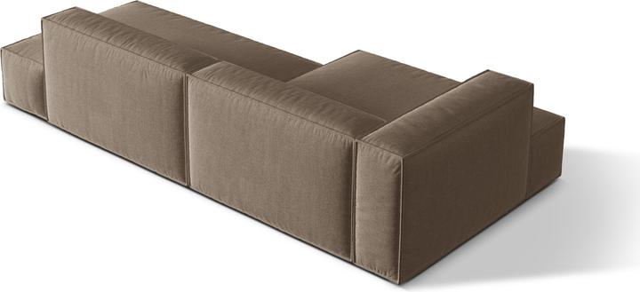 Actual product image Micadoni Modular Left Corner Sofa, "Nuria", 4 Seats, 147x312x72 Made in Europe (Modular sofa, Corner sofa)