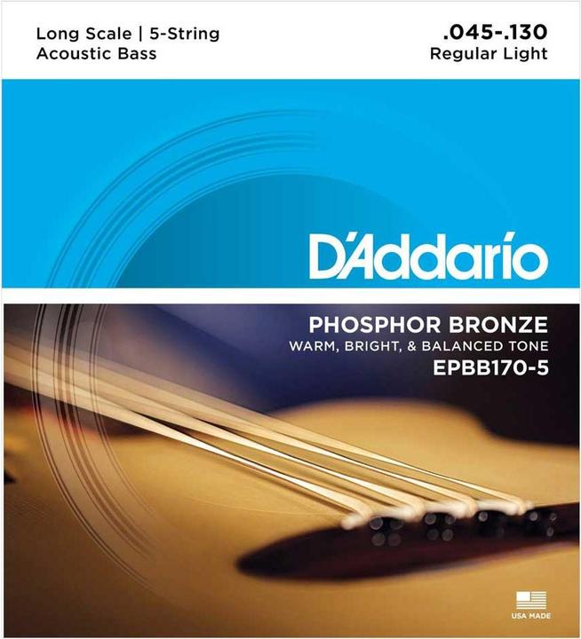 Actual product image D'Addario Epbb170-5 (5x, Bass, 0.13")