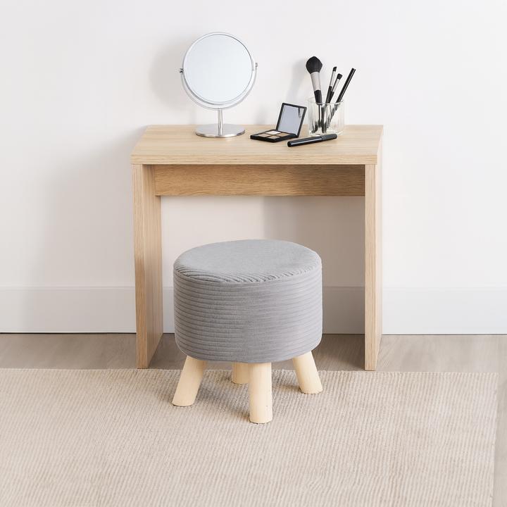 Image du produit Relaxdays Tabouret en corduroy