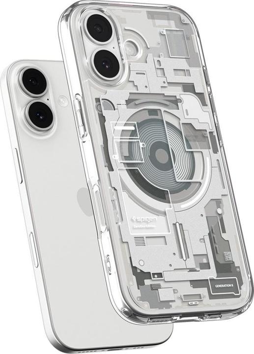 Actual product image Spigen - Ultra Hybrid Zero One MagSafe - iPhone 17 - Natural Titanium (Apple iPhone 17)