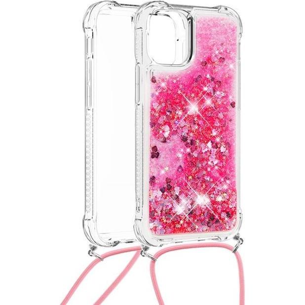 Thumbnail - MU Style Necklace Umhänge Softcase Hülle, Handykette, Rosa