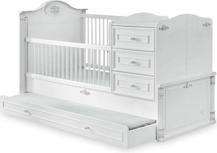 Cilek Romantic Babybett umbaubar (80 x 180 cm)