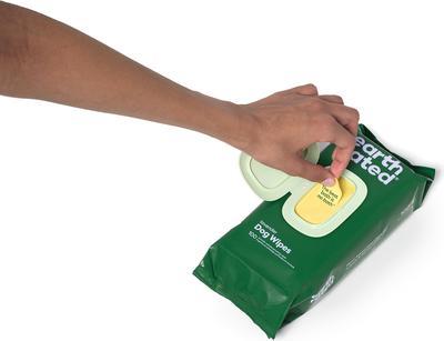 Actual product image Earth Rated Wet wipes (lavender (Dog)