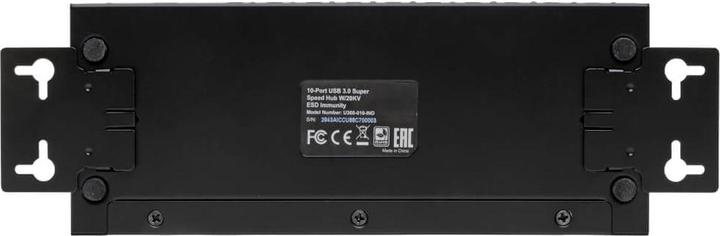 Produktbild Eaton 10-Port Industrial-Grade USB 3.0 SuperSpeed Hub 20kV ESD Immunity Metal Housing Moun (USB-C, 10 Ports)