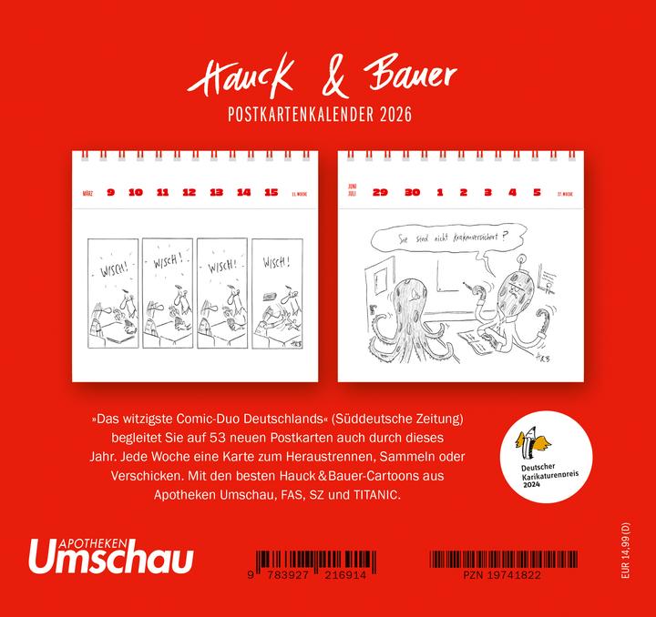 Image du produit Hauck & Bauer Postkartenkalender 2026