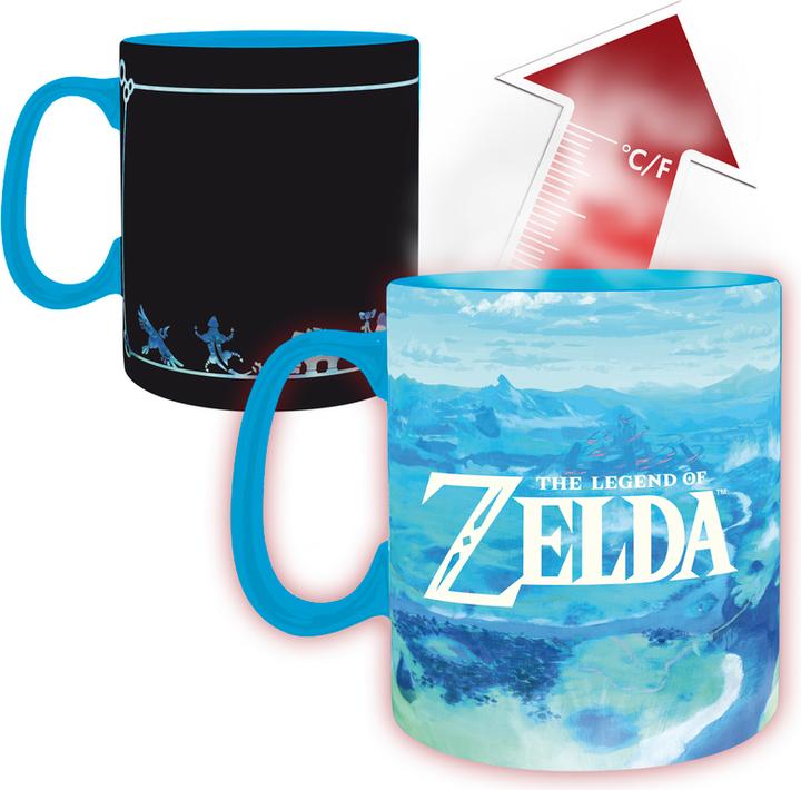 Actual product image ABYstyle Tazza Cambia Colore The Legend of Zelda Breath of the Wild (460 ml, 1 x)