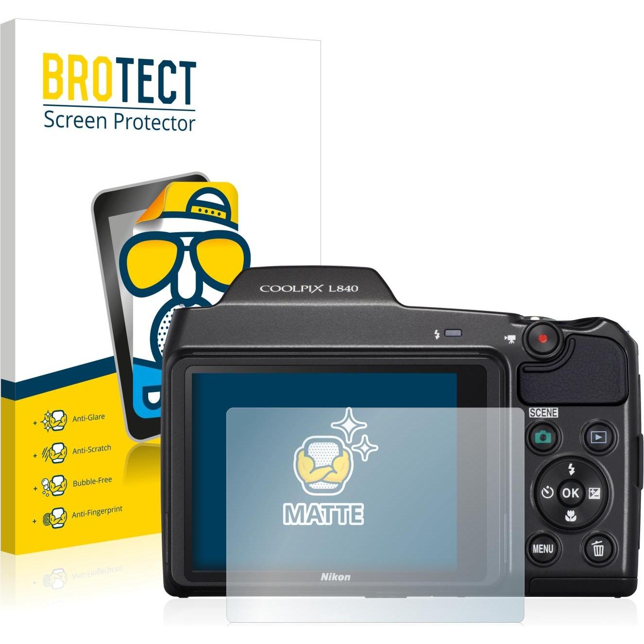 BROTECT Entspiegelungs-Schutzfolie Displayschutz Matt (Displayschutz), Kameraschutz