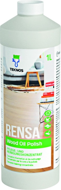 Teknos Wood Oil Polish (transparent farblos, 1 l)