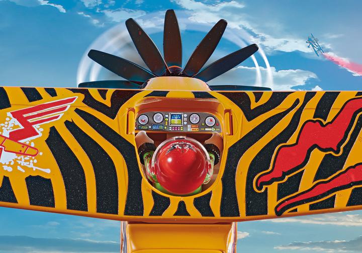 Produktbild Playmobil Propeller-Flugzeug Tiger (70902, Playmobil Stuntshow)
