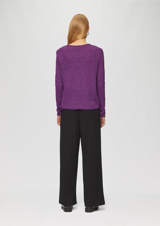Produktbild S.Oliver Strickpullover Weicher Strickpullover mit Ajour-Detail (XXL)