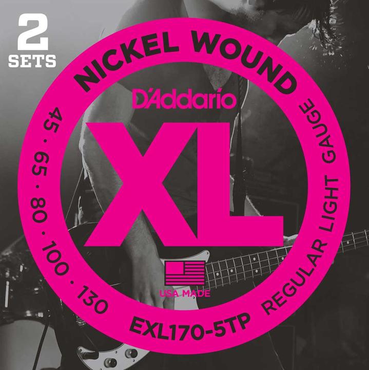 Produktbild D'Addario Exl170-5tp (5x, E-Bass, 0.13")