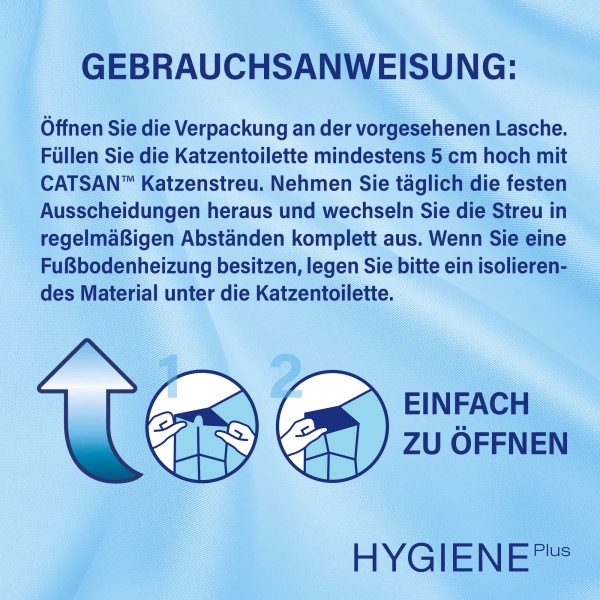 Produktbild Catsan Hygiene Plus (Nicht klumpend, Biologisch abbaubar, Neutralisierend, 4.82 kg)