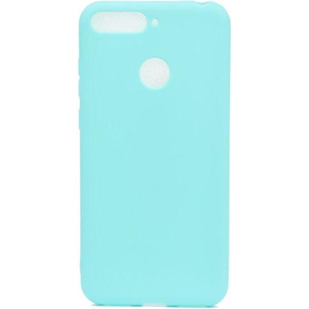 MU Classic Softcase TPU Series (Huawei Honor 7a), Smartphone Hülle, Blau