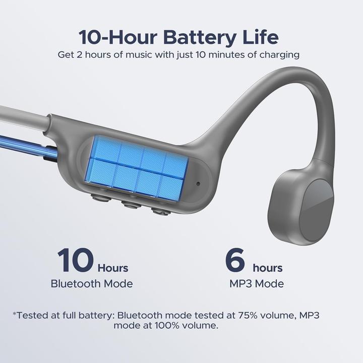 Produktbild Doogee Knochenschall-Sportkopfhörer (10 h, Kabellos)